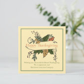 ビジネスの幸せな感謝の気持ち シーズンカード (スタンド正面)