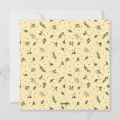 ビジネスの幸せな感謝の気持ち シーズンカード (裏面)