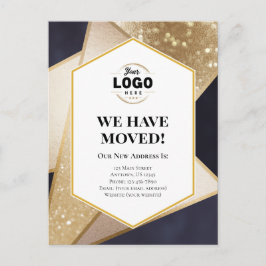 ビジネスの幾何学的な移動を行いました ポストカード