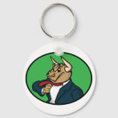 ビジネスの強気 キーホルダー (裏面)