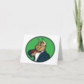 ビジネスの強気 サンキューカード (正面)