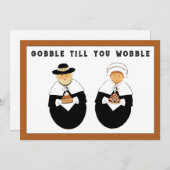 ビジネスの感謝祭のカード シーズンカード (正面/裏面)