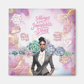 ビジネスの成功と女性のエンパワーメント マグネット (正面)