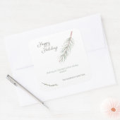 ビジネスの最高の休みを祈る スクエアシール (封筒)