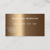 ビジネスの標準サイズと色、名刺 名刺 (裏面)