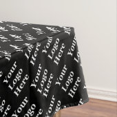 ビジネスの白黒ロゴパターンの会社名 テーブルクロス (インサイチュ)
