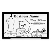 ビジネスの磁石をカスタマイズ マグネット名刺 (正面)