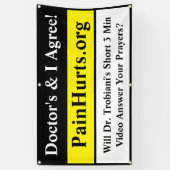 ビジネスの簡易作成 横断幕 (縦)