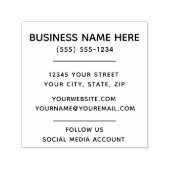 ビジネスの自己印鑑 セルフインキングスタンプ (デザイン)