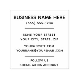 ビジネスの自己印鑑 セルフインキングスタンプ