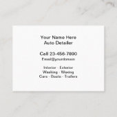 ビジネスの詳細を自動表示 名刺 (裏面)