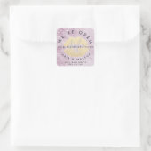 ビジネスの髪とメイクアップのグリッターに戻る スクエアシール (バッグ)