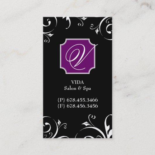 ビジネスはっきりしたカード 名刺 (正面)