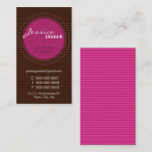 ビジネスはっきりしたカード：：無線1P 名刺 (正面/裏面)