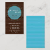 ビジネスはっきりしたカード：：無線4P 名刺 (正面/裏面)