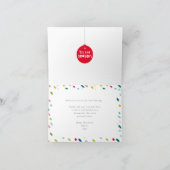 ビジネスはっきりしたクリスマスブライトカラフルファラ シーズンカード (内部)