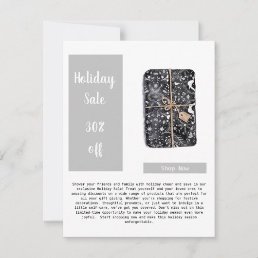 ビジネスへようこそ電子メールリストのプロモーション 案内状 (正面)