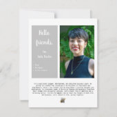 ビジネスへようこそ電子メールリストのプロモーション 案内状 (正面)