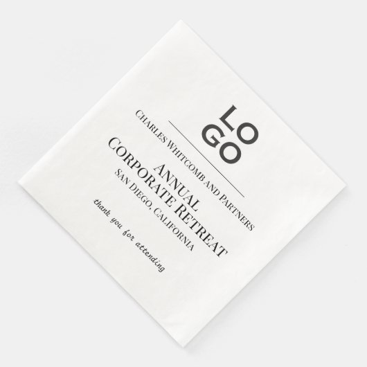 ビジネスまたは企業のイベントカスタムロゴ (コーナー)