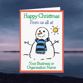 ビジネスまたは団体や組織会社のクリスマス カード