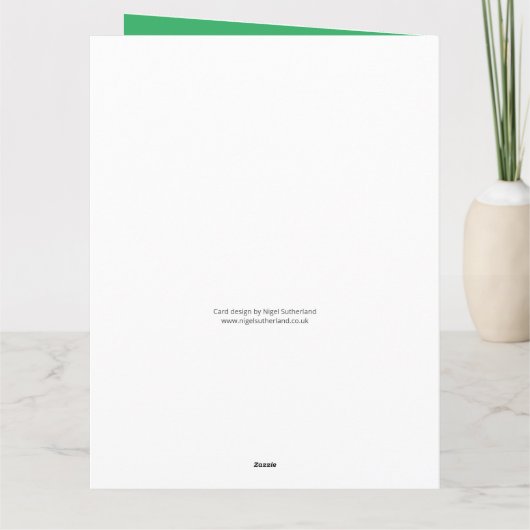 ビジネスまたは団体や組織雪だるまデザインクリスマス カード (裏面)