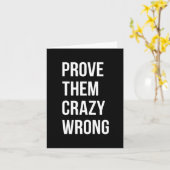 ビジネスやる気を起こさせる引用文の証明Black Wht Bl カード (黄色い花)