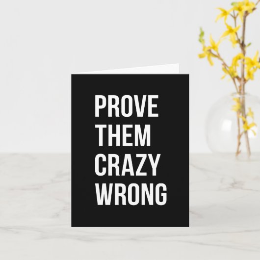 ビジネスやる気を起こさせる引用文の証明Black Wht Bl カード (黄色い花)