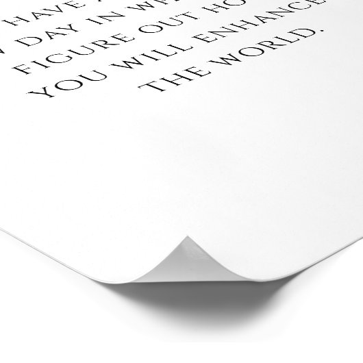 ビジネスやる気を起こさせる引用文ピンクローズユーカリ ポスター (角)