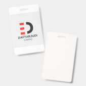 ビジネスやイベント用のカスタムロゴバッジ バッジ (正面&裏面)