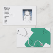 -ビジネスをごしごし洗います 名刺 (正面/裏面)