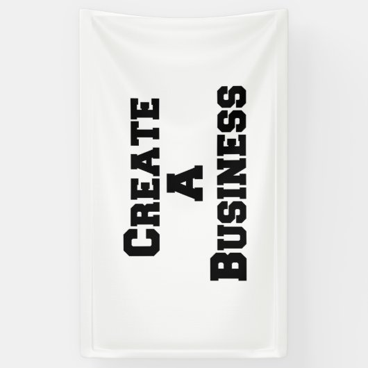 ビジネスを作ろう 横断幕 (縦)