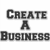 ビジネスを作成する シール (正面)