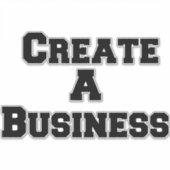 ビジネスを作成する シール (正面)