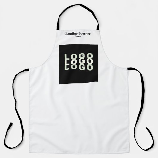 ビジネスアーティストがオールオーバープリントエプロン エプロン (正面)