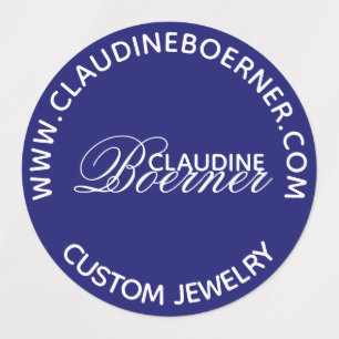 ビジネスアーティストの作者防水サークルラベル ラベル