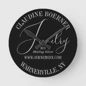 ビジネスアーティストクラフターショーショップウォール時計 ラウンド壁時計 (正面)