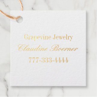 ビジネスアーティストクラフターフォイル製品つるの支持 フェイバータグ