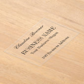 ビジネスアーティストクラフター小アクリ手頃ル アクリル招待状 (レイダウン)