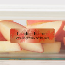 ビジネスアーティストクラフター防水長方形 ラベル