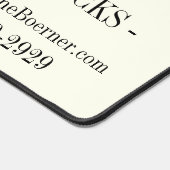 ビジネスアーティストCrafterロゴのキャッシュスタンドをアップロード デスクマット (コーナー)