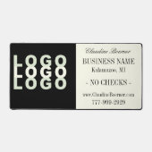 ビジネスアーティストCrafterロゴのキャッシュスタンドをアップロード デスクマット (正面)