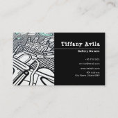 ビジネスアートギャラリー |ミニマモダンリスト事業 名刺 (正面)