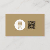 ビジネスアートギャラリー |ミニマモダンリスト 名刺 (裏面)