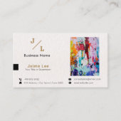 ビジネスアートギャラリー |ミニマモダンリスト 名刺 (正面)