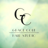 ビジネスイニシャルエレガントシックヘアスタジオ ウィンドウサイン (シート3)