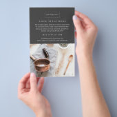 ビジネスイベントのミニマルなプロフェッショナル写真 チラシ (ハンドル)