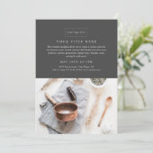 ビジネスイベントのミニマルなプロフェッショナル写真 招待状 (スタンド正面)