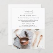 ビジネスイベントプロモミニマルプロフェッショナル写真 (正面/裏面)