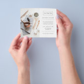 ビジネスイベントミニマルプロフェッショナル写真 チラシ (手)