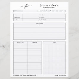 ビジネスイベント計画ワークシート